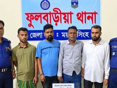 ফুলবাড়ীয়ায় ৬ লাখ ১০ হাজার টাকার জাল নোট উদ্ধার, গ্রেফতার ৪