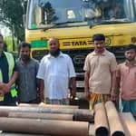 ত্রিশালে নির্মাণসামগ্রী লুটের ঘটনায় গ্রেপ্তার ৮, ট্রাক ও পাইপ উদ্ধার