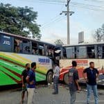 ময়মনসিংহে যাত্রীবাহী দুই বাসের সংঘর্ষে  নিহত-৩ আহত-২০