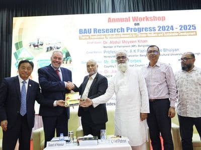 জলবায়ু পরিবর্তনের চ্যালেঞ্জ মোকাবিলায় বাংলাদেশ কৃষি বিশ্ববিদ্যালয় সবসময়ই অগ্রণী ভূমিকা পালন করে আসছে-​ভিসি