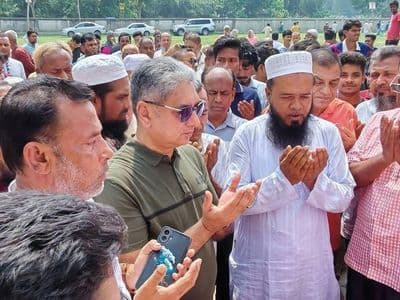 খুকশিয়া উচ্চ বিদ্যালয় মাঠে নতুন ভবন স্থাপন করলেন এমপি জাকির হোসেন