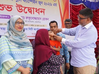 ময়মনসিংহ নগরীতে ২৩৮ কেন্দ্রে ভিটামিন ‘এ’ প্লাস ক্যাম্পেইন