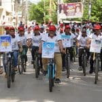 ডেঙ্গু প্রতিরোধ ও পরিচ্ছন্নতা অভিযান উপলক্ষে সচেতনতামূলক সাইকেল র‌্যালি