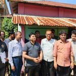 ধোবাউড়া সদর ইউনিয়ন পরিষদ ভবন নির্মাণের জায়গা পরিদর্শনে ইউএনও