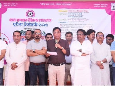 খেলাধুলার মাধ্যমে তরুণ প্রজন্মকে মাদকমুক্ত সমৃদ্ধ বাংলাদেশ গড়তে হবে : রশিদুজ্জামান মিল্লাত
