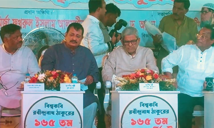 সাহিত্যের সবক্ষেত্রে রবীন্দ্রনাথের বিচরণ ছিল দৃঢ়: মির্জা ফখরুল