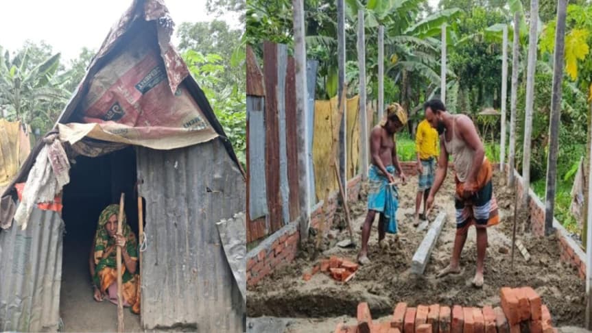 ভিক্ষুক ফিরোজার স্বপ্নপূরণ : নতুন ঘর দিলেন তথ‍্য প্রতিমন্ত্রী 
