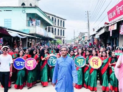দক্ষিণ গফরগাঁওয়ে বিএনপির প্রতিষ্ঠাবার্ষিকীতে এমপি বাচ্চু’র নেতৃত্বে বর্ণাঢ্য শোভাযাত্রা