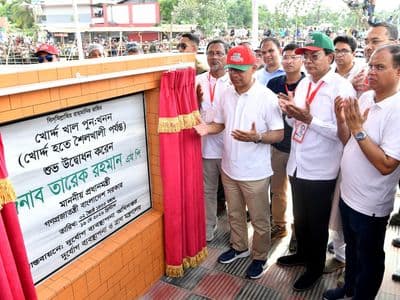 বাবার খনন করা শাহরাস্তির খোর্দ্দ খাল পুনঃখনন কর্মসূচির উদ্বোধন প্রধানমন্ত্রীর
