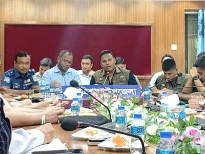 ত্রিশালে প্রধানমন্ত্রীর আগমন ঘিরে অগ্রগামী দলের সমন্বয় সভা