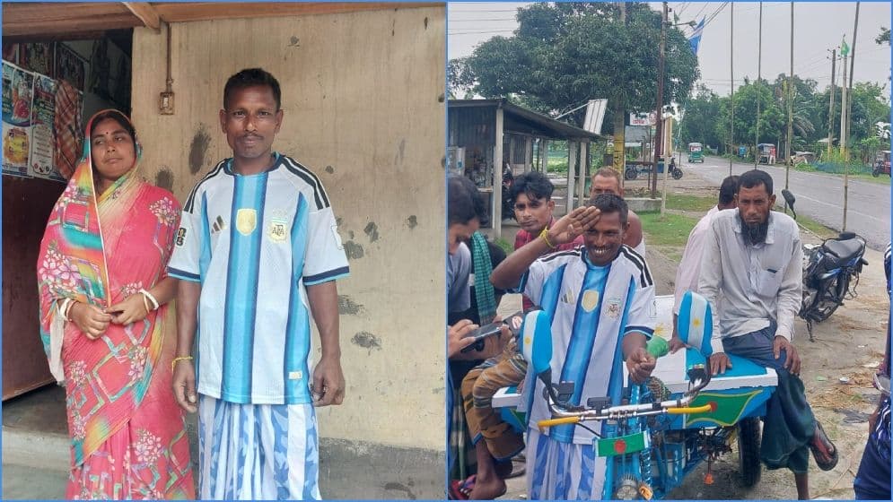 বিশ্বকাপ উন্মাদনার অন্যতম আকর্ষণ ‘মেসি সুমন’
