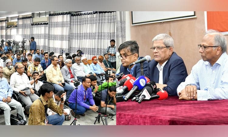 গণমাধ্যমের তোষামোদী এখনো দেখতে হচ্ছে: জুলাই সনদ নিয়ে বিতর্কের অবসান হওয়া উচিত : মির্জা ফখরুল