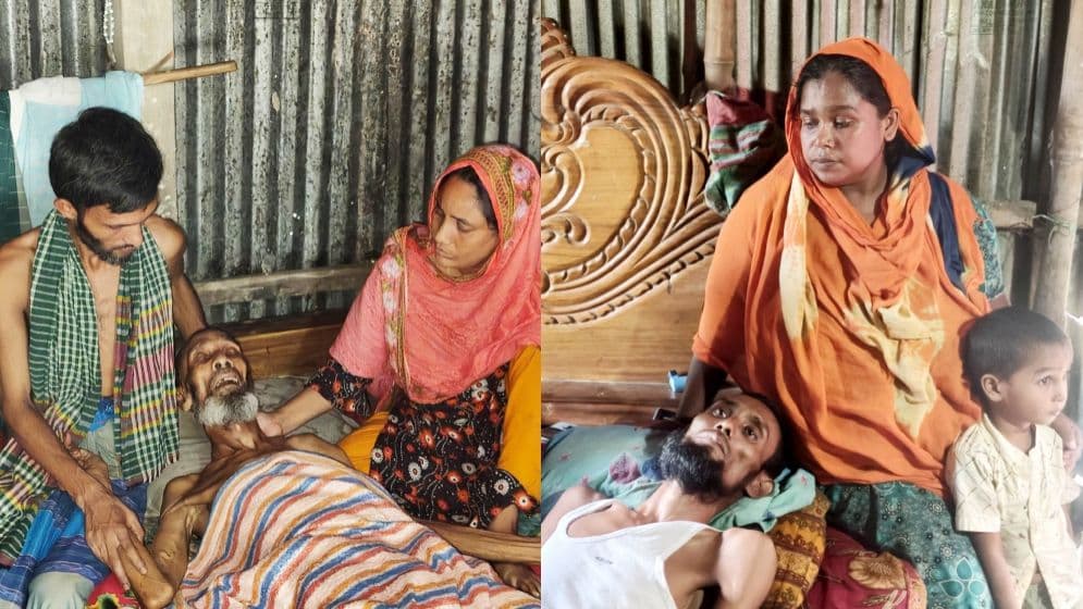 সাহায্যের হাত বাড়িয়ে দিন : বাবার ব্রেন টিউমার ছেলের ক্যানসার