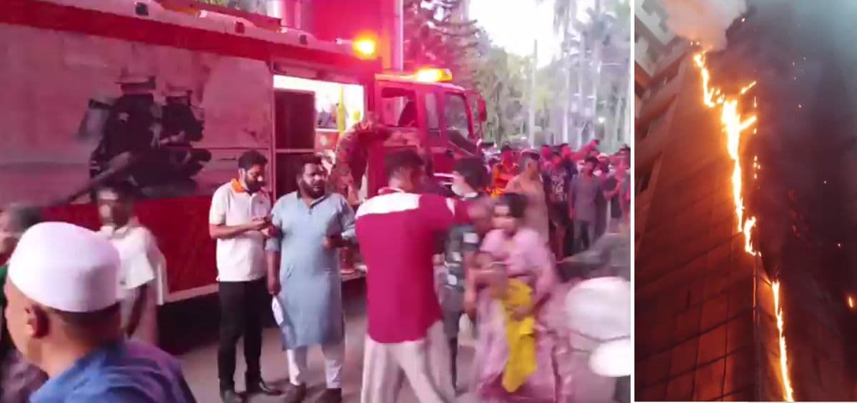 ময়মনসিংহ মেডিকেল কলেজ হাসপাতালের নতুন ভবনে আগুন নিয়ন্ত্রণে