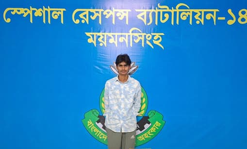 দুর্গাপুরে সাংবাদিক আলিফ হত্যা মামলায় আরো ১ আসামি গ্রেপ্তার করেছে এসআরবি-১৪