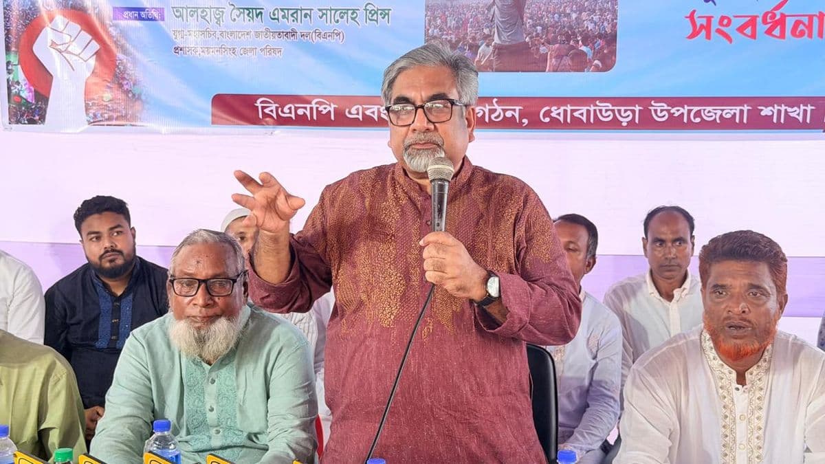 বাংলাদেশ কোনো আধিপত্যবাদের কাছে মাথা নত করবে না : এমরান সালেহ প্রিন্স